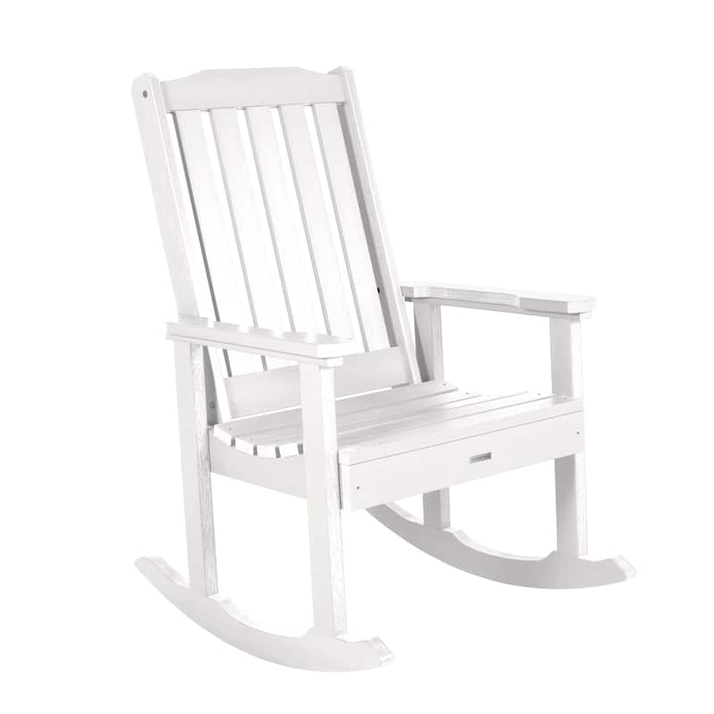 HIGHWOOD Eco-friendly Synthetic Wood Rocking Chair - White