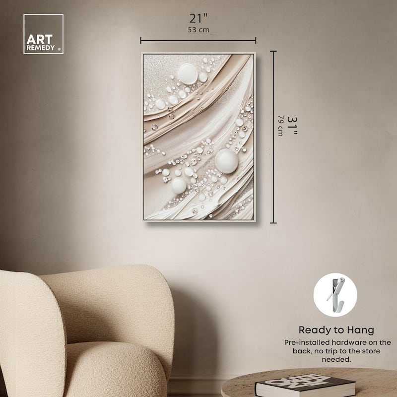 Viscous Veils IV Canvas by Art Remedy