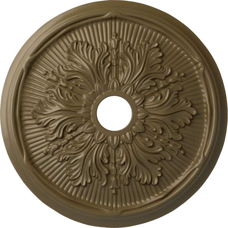 23 3/4"OD x 3 5/8"ID x 1 7/8"P Luton Leaf Ceiling Medallion