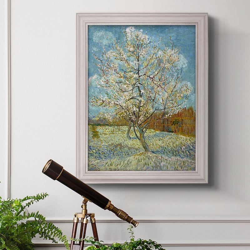  The Pink Peach Tree Premium Framed Canvas- Ready to Hang