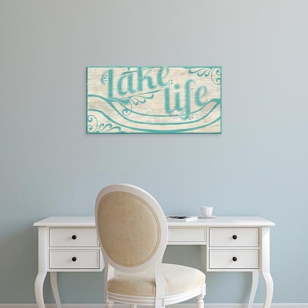 Easy Art Prints June Erica Vess's 'Lake Life I' Premium Canvas Art