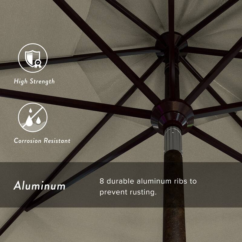 North Bend 11-foot Crank Open Bronze Umbrella by Havenside Home