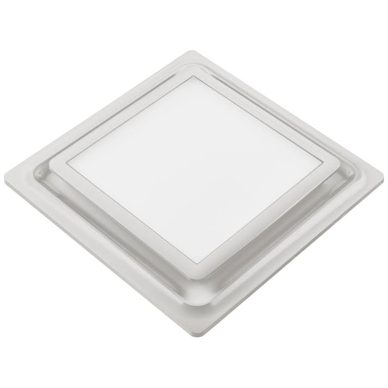 Aero Pure 80 CFM 0.3 Sone Ceiling Mounted Quiet Exhaust Fan - Satin Nickel
