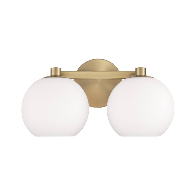 Ansley 2-Light Vanity - 14.75"W x 8"H x 7.75"E