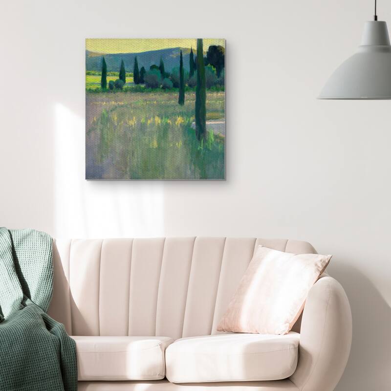 Evening at the Chateau by Ian Roberts Canvas Art Print