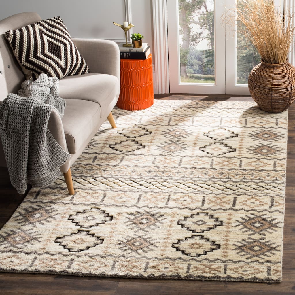 SAFAVIEH Hand-knotted Challe Kamita Southwestern Tribal Wool Rug