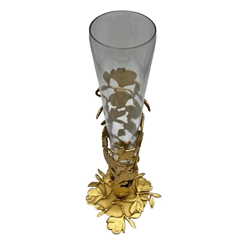 19" High Tulip Cone Vase for Flowers