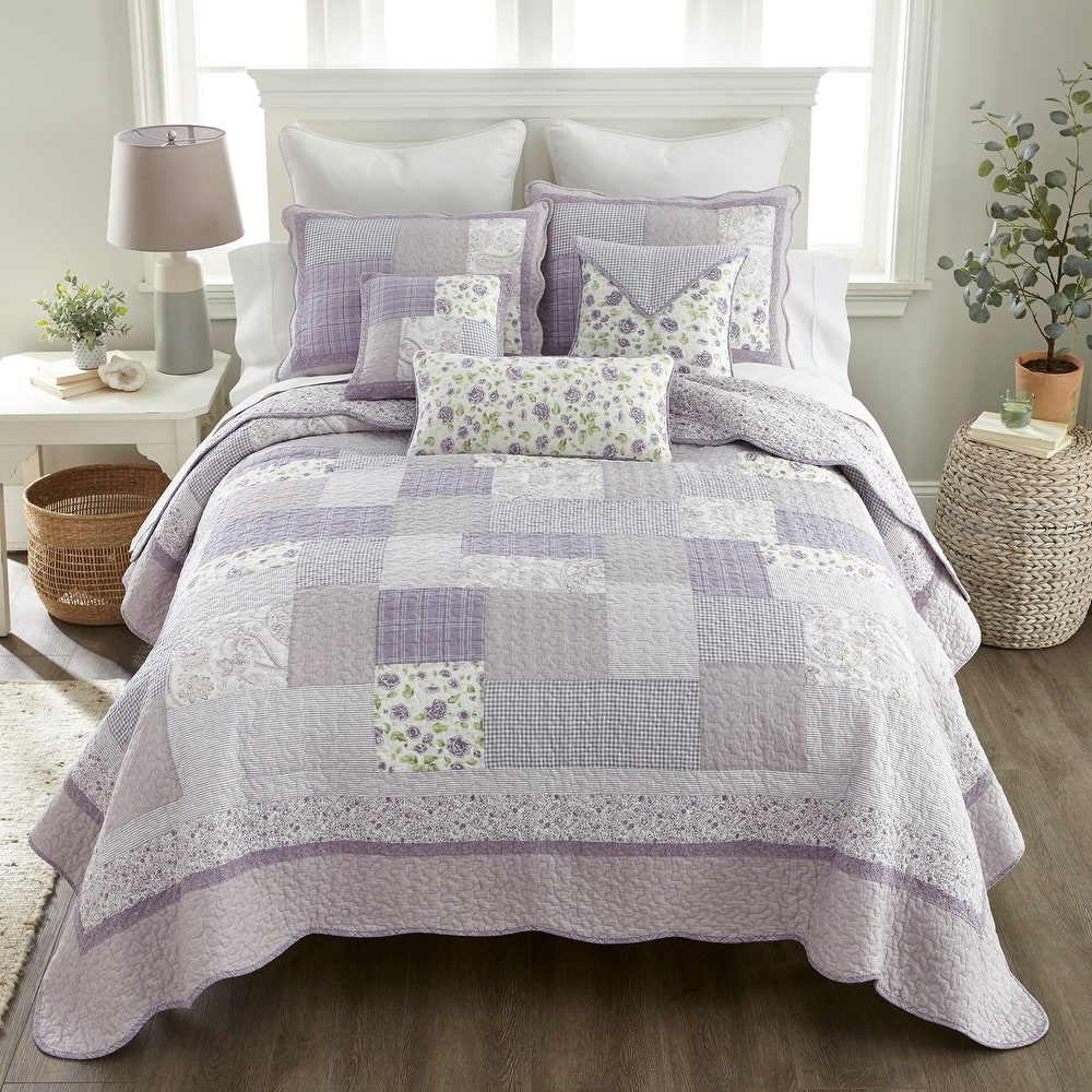 Donna Sharp Lavender Rose Cotton Quilt Collection