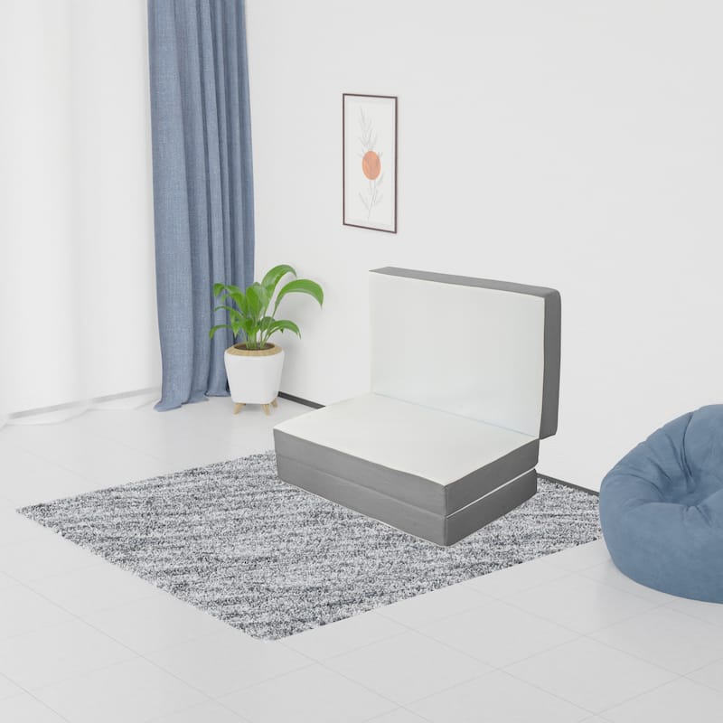 Folding Mattress, 3", 4" & 5" Gel Memory Foam Portable Tri-fold Mattress.