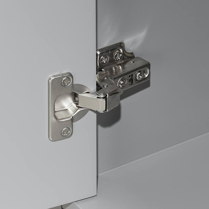 18" Fully Assembled Freestanding Bathroom Vanity with Top, Solid Wood Cabinet & Soft-Close Door and Drawer Design