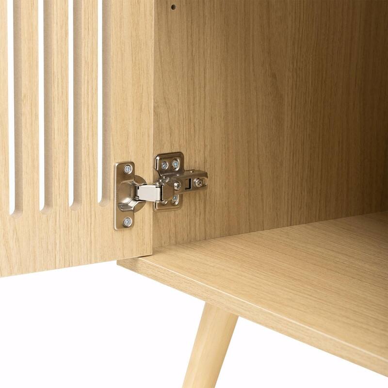 Modern Cabinet with 2 Doors and 3 Drawers