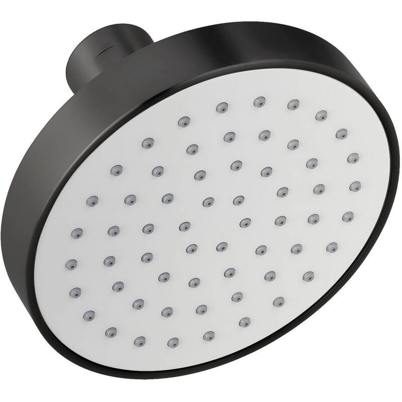 Miseno 1.8 GPM Single Function Shower Head - Flat Black