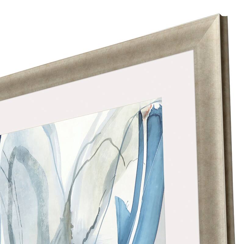 Refined I Framed Art Giclee Under Glass - Blue