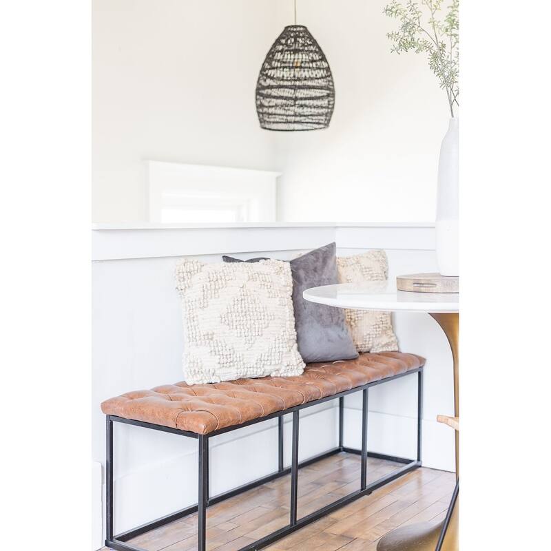 Carbon Loft DeAngelo Faux Leather Decorative Bench