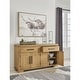 preview thumbnail 13 of 17, Signature Design by Ashley Havonplane Brown Dining Server - 65.88"W x 19"D x 36.13"H