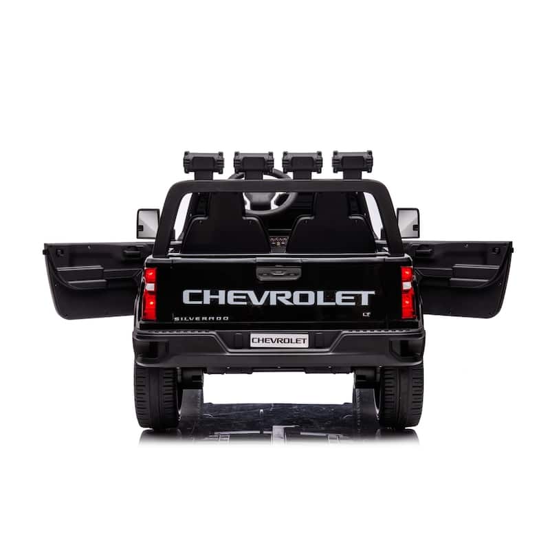 24V 4x4 Chevrolet Silverado 2 Seater Ride on Truck for Kids