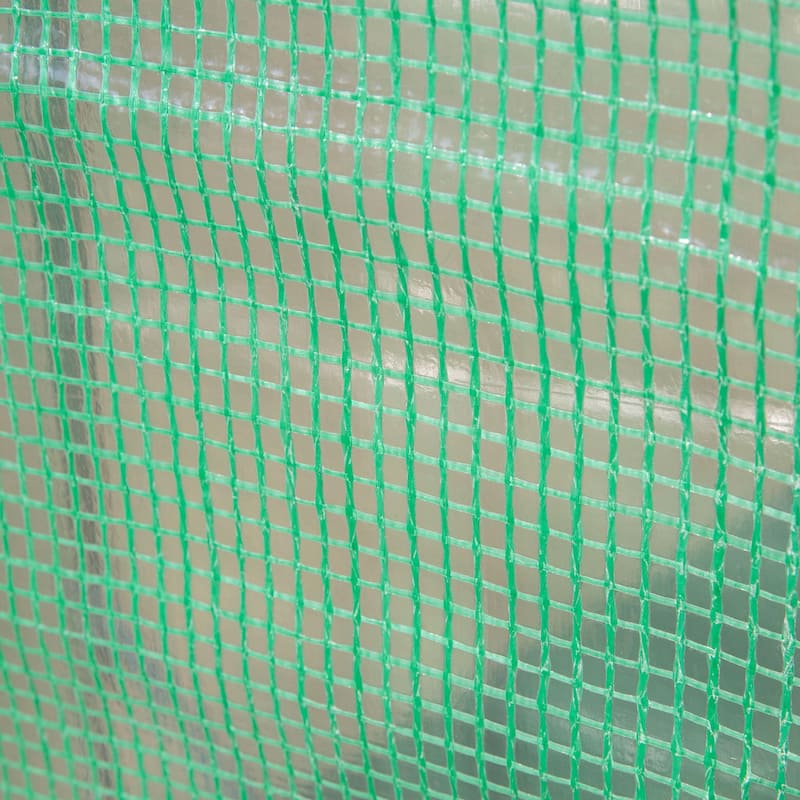 Outsunny 10' x 3' x 7' Tunnel Greenhouse Outdoor Walk-In Hot House with Roll-up Windows and Zippered Door, Steel Frame, PE Cover