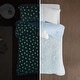 preview thumbnail 6 of 17, Avery Aqua Glow In The Dark Plush Comforter Set by Intelligent Design Kids