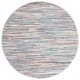 preview thumbnail 48 of 158, SAFAVIEH Handmade Rag Rug Vistiana Flatweave Cotton Rug 6' Round - Grey/Multi - Round