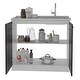 preview thumbnail 3 of 20, TUHOME Napoles Utility Sink cabinet Espresso