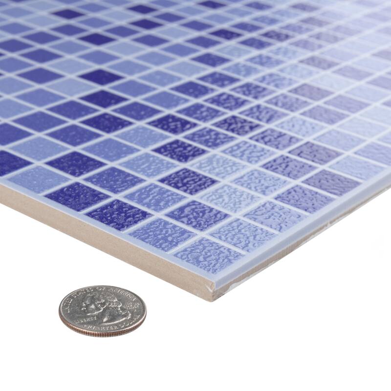 Merola Tile Indico Oceano 13-1/8" x 13-1/8" Porcelain Floor and Wall Tile