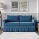preview thumbnail 6 of 12, Devon Rolled Arm 3-Seater Sofa Blue
