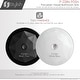 preview thumbnail 19 of 21, STYLISH 16 inch Round Vessel Porcelain Bathroom Sink - 16" x 16 x 5 1/2"