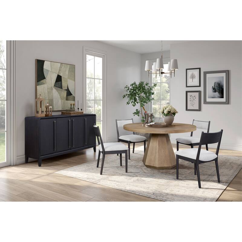 Round Dining Table - Latte