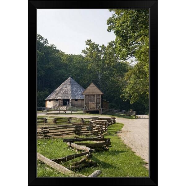 Shop Barn For Threshing Wheat At Mount Vernon George