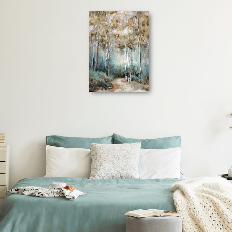 Winding Way By Studio Arts Canvas Art Print