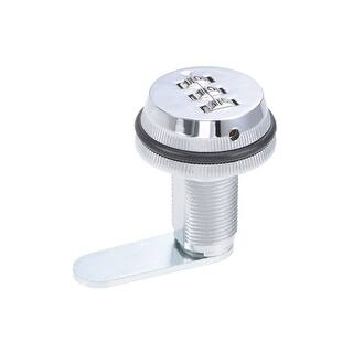 3-Dial Code Combination Cam Lock 19mm Diameter 30mm Length Cylinder ...