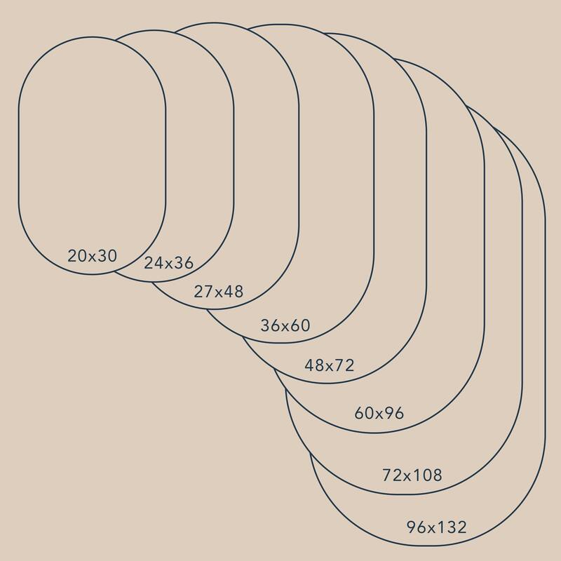 Great Falls Blue Jute Rug Oval w/ Pad 27x48 27" x 48" Oval Bed Bath