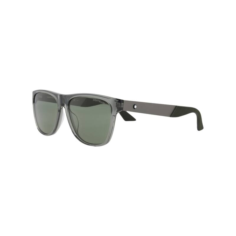 Montblanc Square-Frame Recycled Acetate Sunglasses