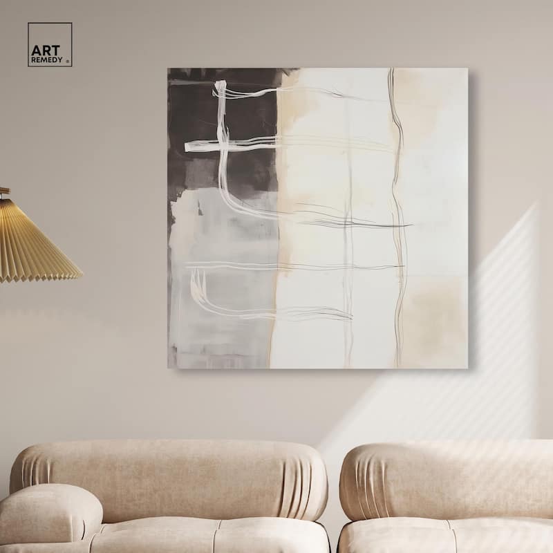 Gestural Glyphs I Canvas by Art Remedy, Gallery Wrapped