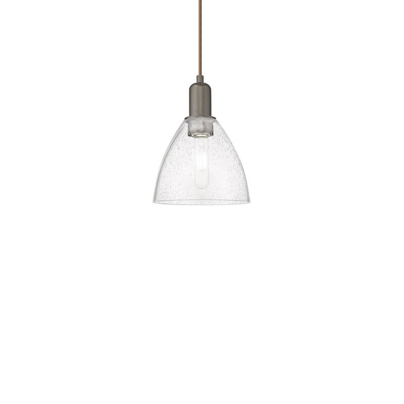 Innovations Lighting 716-1P-11-8 Bristol Pendant Bristol 8" Wide Mini - Oil Rubbed Bronze / Seedy