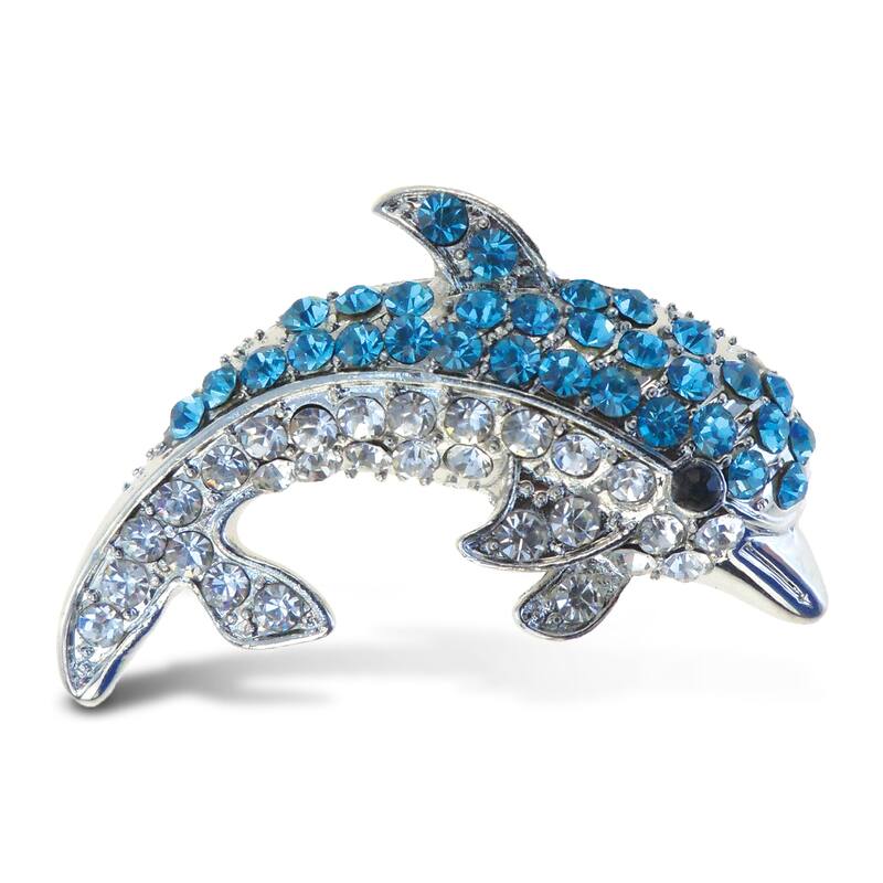 CoTa Global Dolphin Sparkling Refrigerator Magnet with Crystals