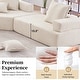 preview thumbnail 7 of 8, Modern Floor Couch Convertible Compressed Couch, Special-Shaped Frame for Oversized Modular U Shaped Sectional Sofa