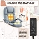 preview thumbnail 6 of 75, EROMMY Heated Massage Reclining Office Chair, 300 Lbs Capacity