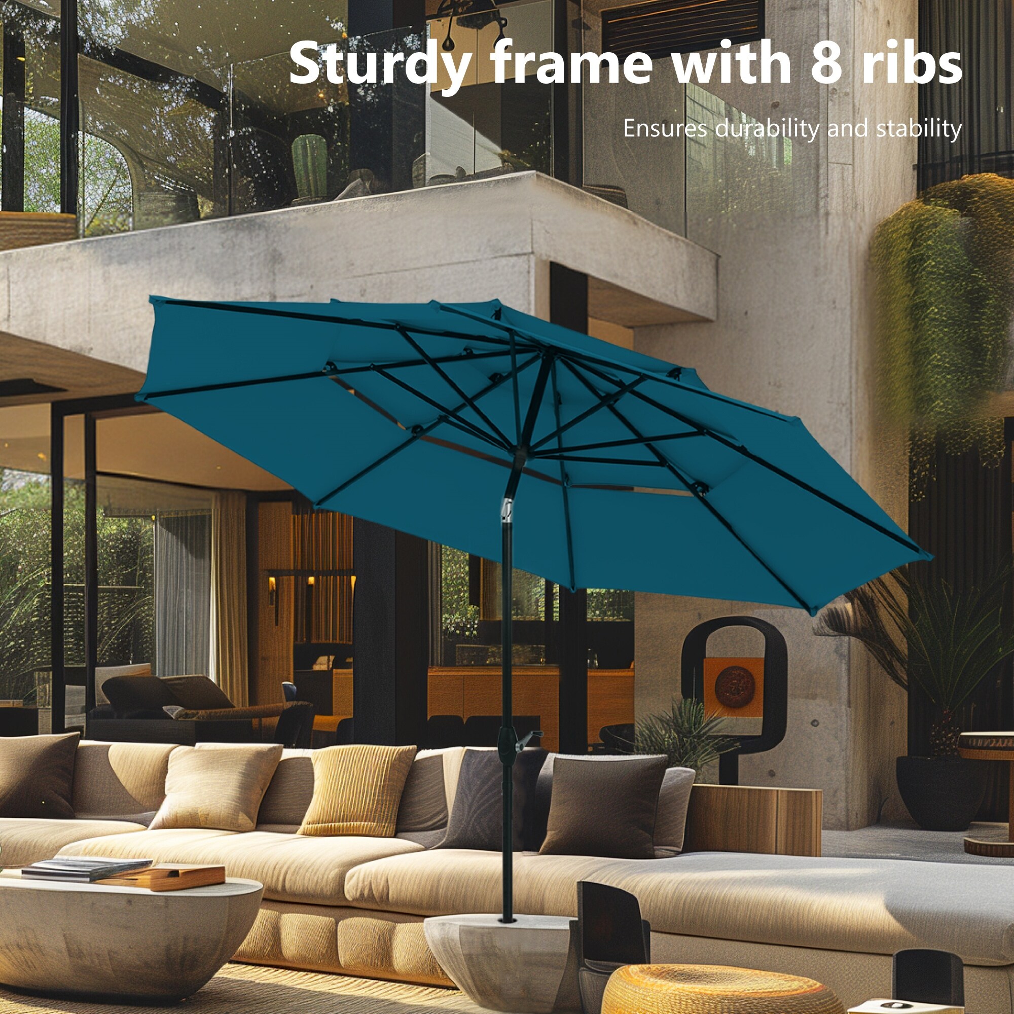 ボトムス Maison Marelle / 36m TheLAShop 13ft Extra Large Patio Umbrella with Base for