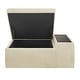 preview thumbnail 8 of 20, Sebastopol Boucle Fabric Storage Ottoman With Table and Casters by iNSPIRE Q Modern
