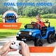 preview thumbnail 6 of 25, 12V Kids Ride-On Car with Remote Control, Ride on Truck with Back Trailer, Spring Suspension, & Seatbelt - Electric Vehicle