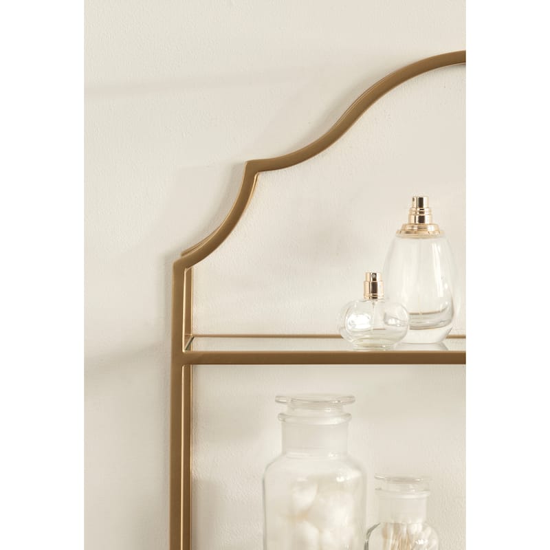 Kate and Laurel Leanna Tiered Wall Shelf