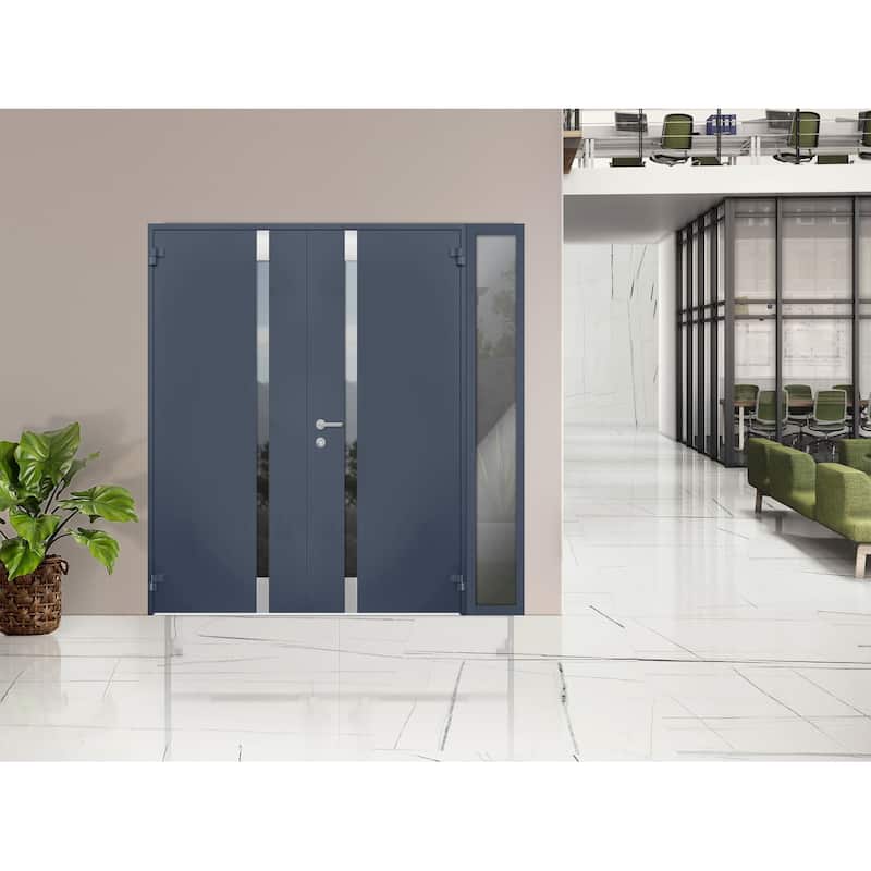 VDOMDOORS | Front Door Exterior Door | Fiberglass | Door Slab | 18x80, Custom Entry Door Steel Entry Door Prehung Exterior Door