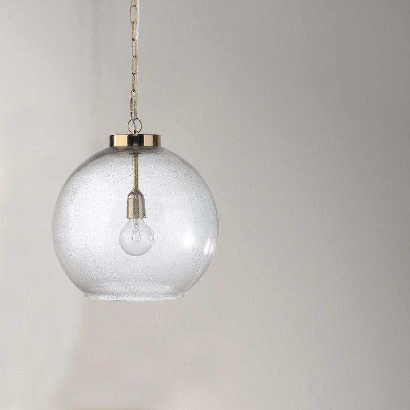 Alden Décor Burke Hand Blown Glass Pendant