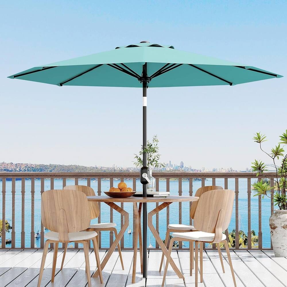 10 FT Outdoor Table Patio Umbrella, Waterproof UV Protection for Garden, Backyard, Poolside