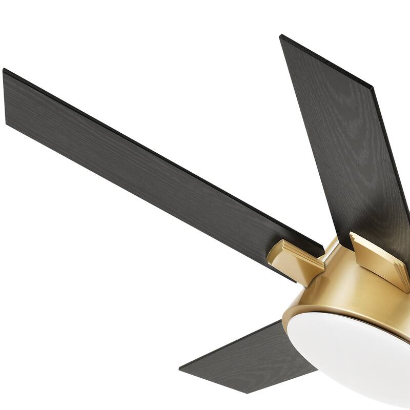 52 Inch Modern Ceiling Fan With Light And Wall Switch Remote