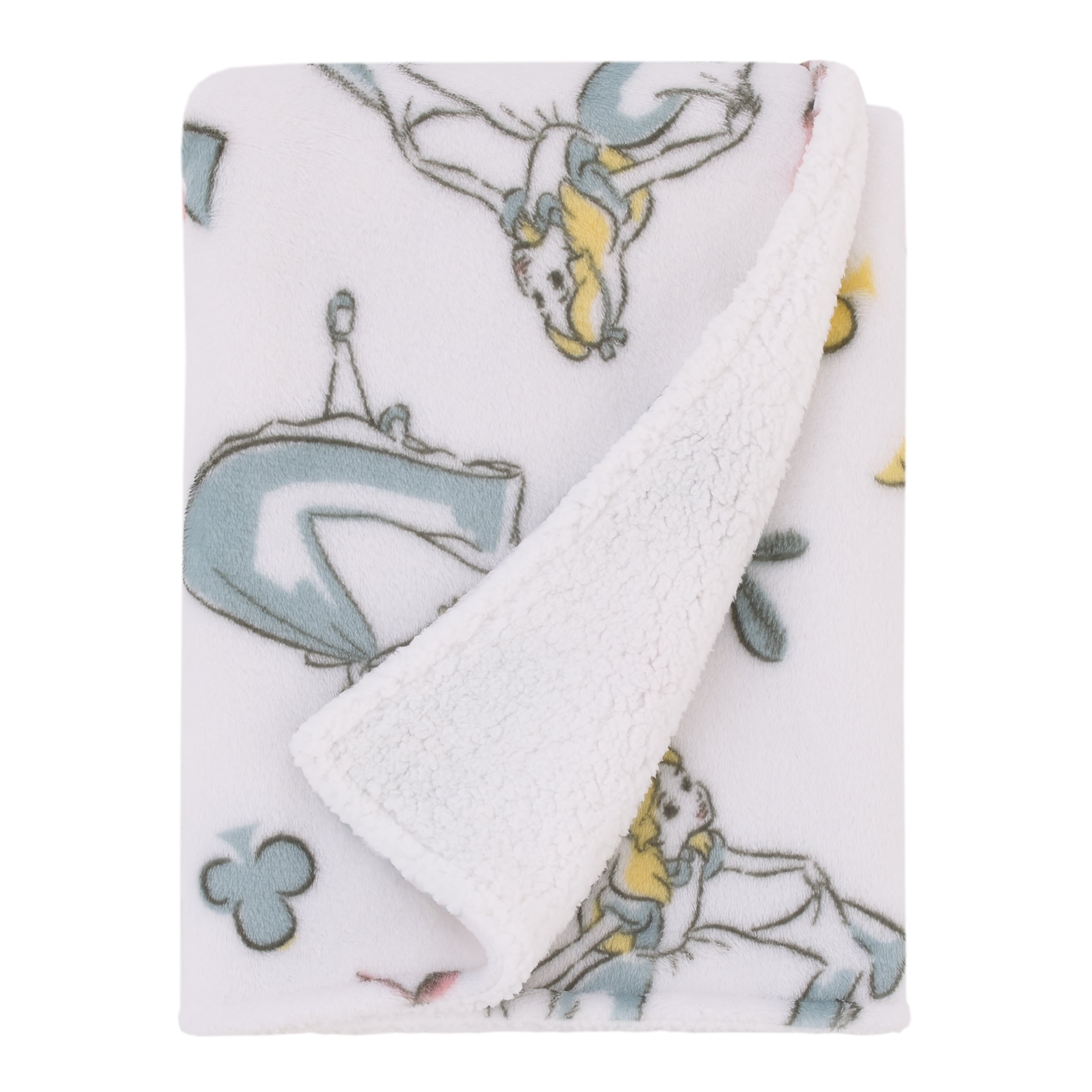 Alice in wonderland baby blanket clearance