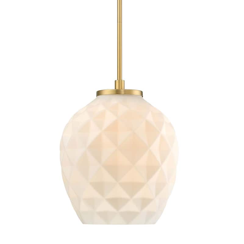 Designers Fountain D289M-12P Dita 12" Wide Pendant - Brushed Gold