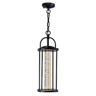 Greenwood LED Outdoor Black Pendant