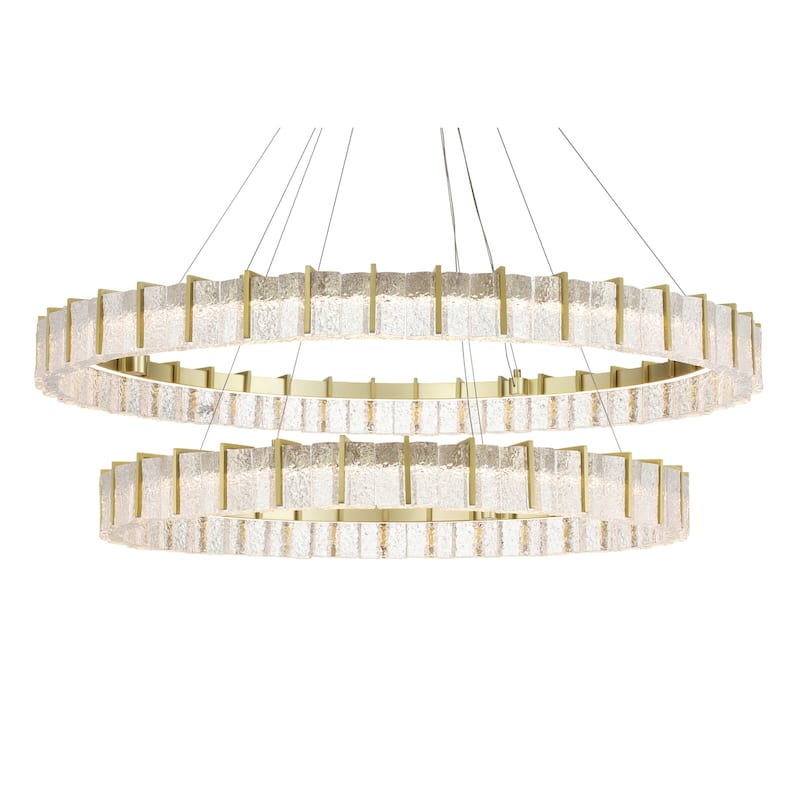 Minka Lavery 2419-L Sevryn 45" Wide Ring Chandelier - Soft Brass